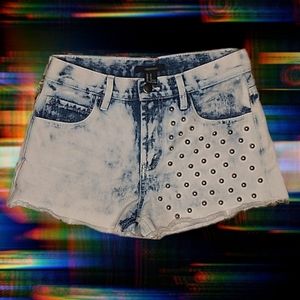 Studded Short Shorts